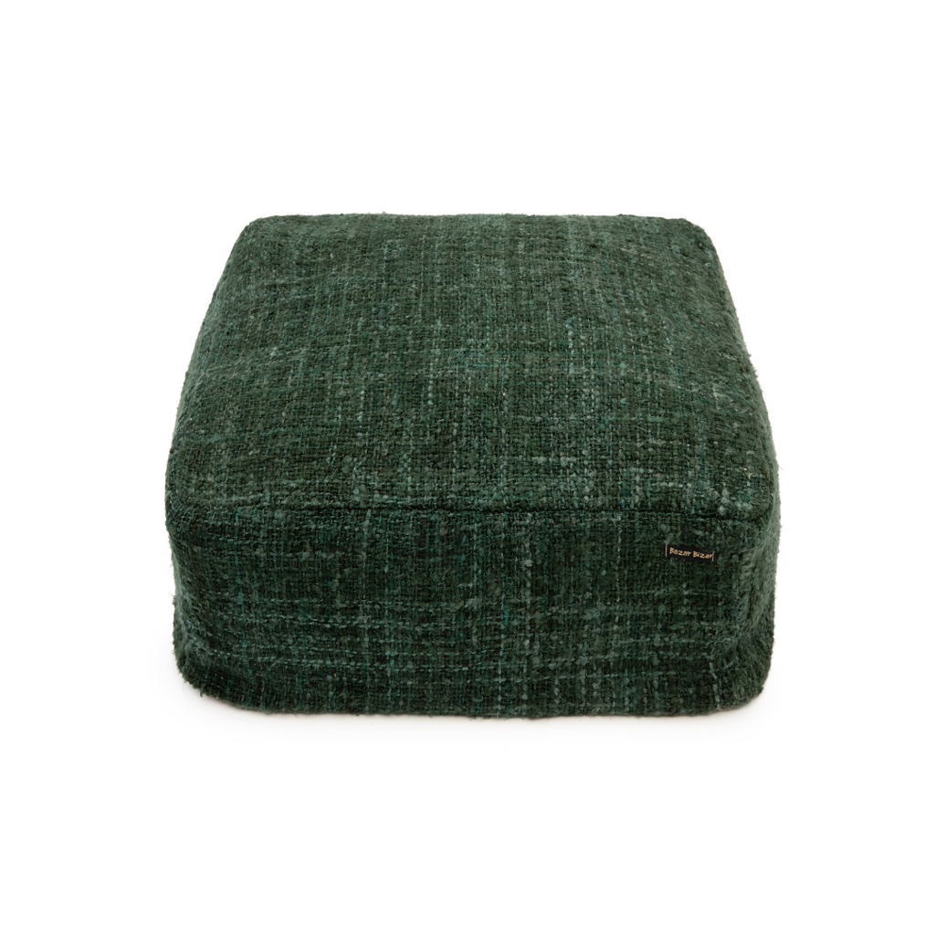 The Oh My Gee Pouf - Dark Green